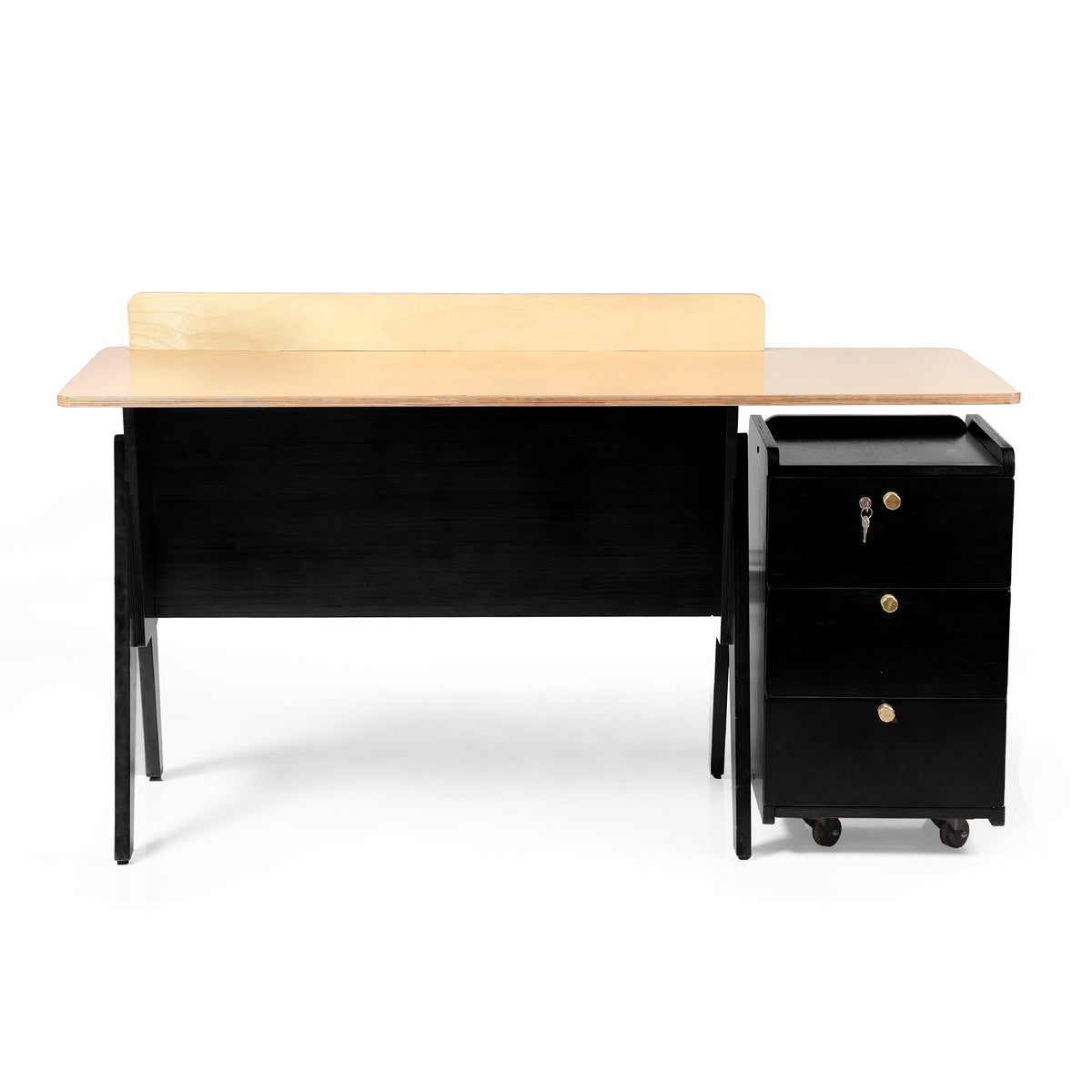 Resu - Work Table With Movable Pedestal