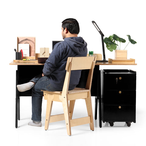 Resu - Work Table With Movable Pedestal Resu - Work Table With Movable Pedestal