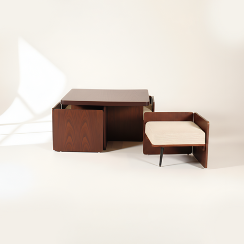 Raga - Coffee table with stools