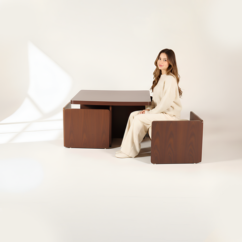 Raga - Coffee table with stools