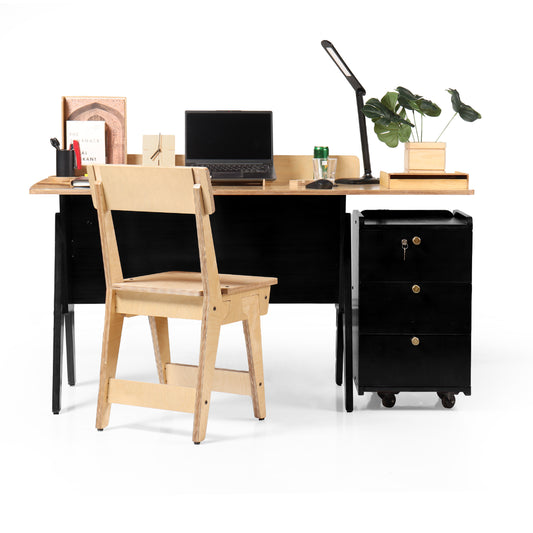 Resu - Work Table With Movable Pedestal