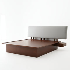 Okan - Double bed with storage