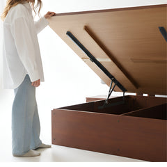 Okan - Double bed with storage