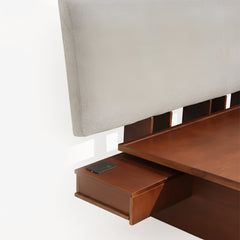 Okan - Double bed with storage